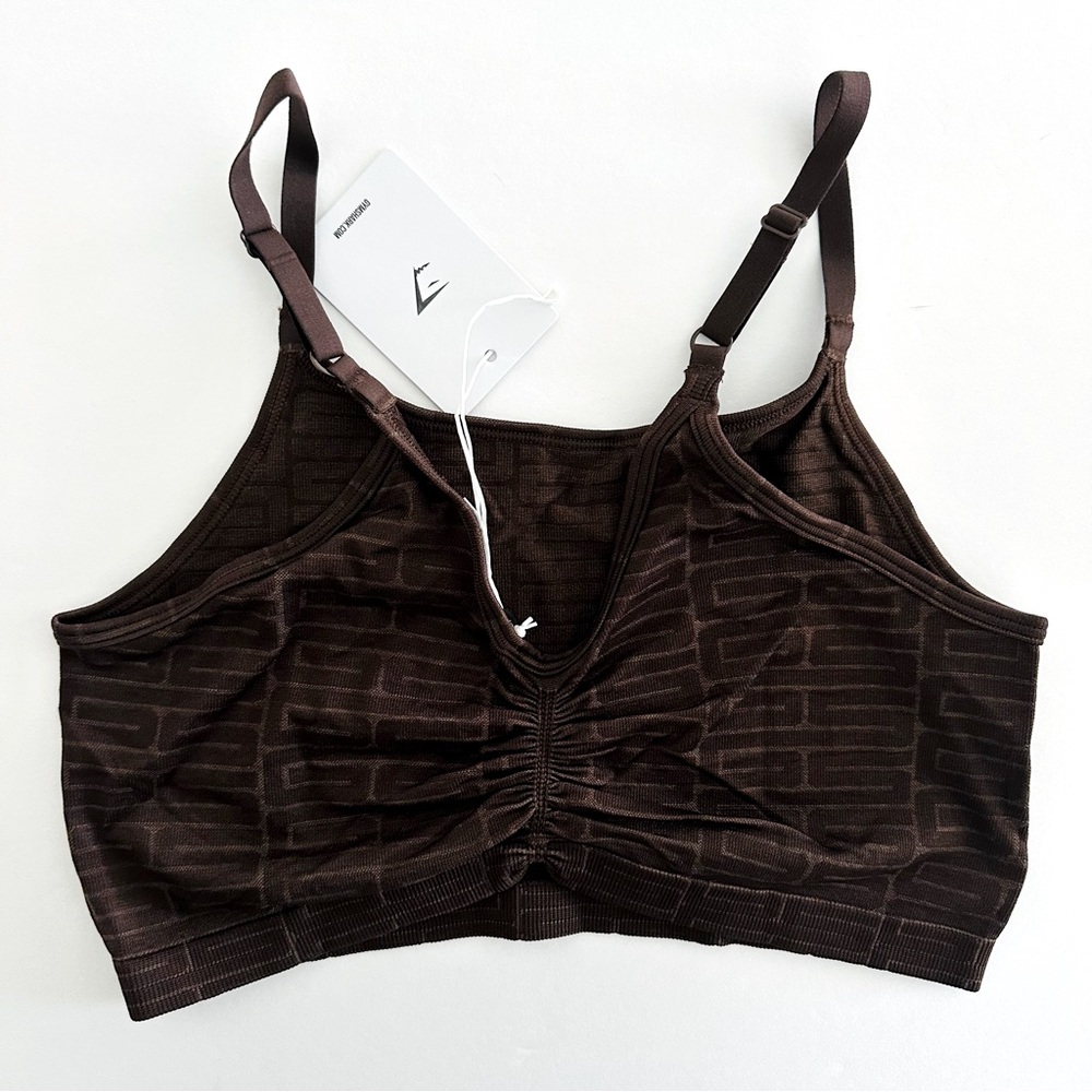 Gymshark M Adapt Monogram Seamless Midi Tank - Picture 2 of 3